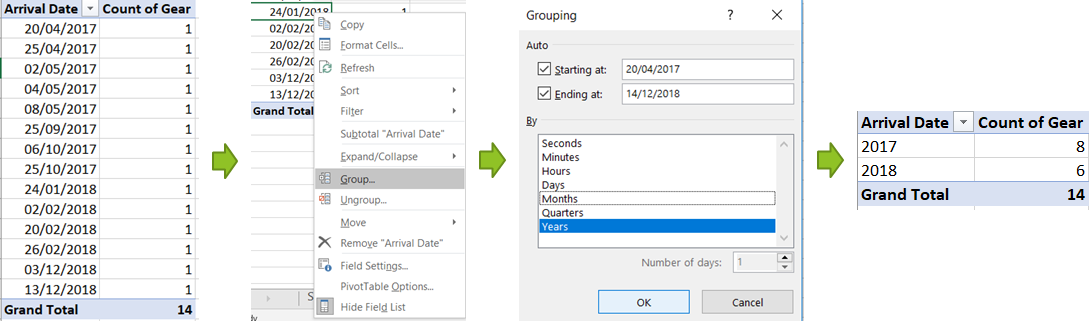 excel exercises assignment