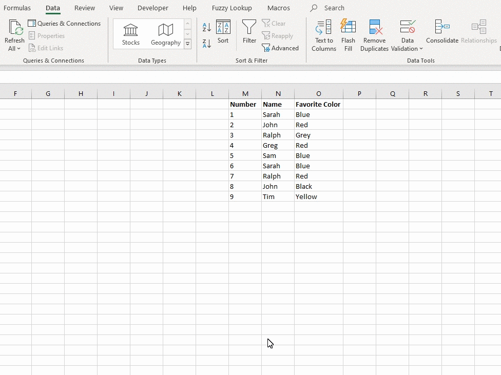 remove duplicates ใน excel data